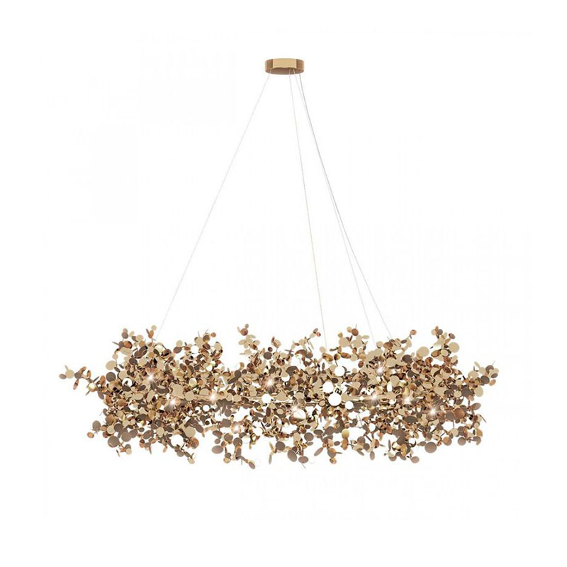 Люстра Terzani Argent Suspension Ring Gold Золотой Люстра Terzani Argent Suspension Ring Gold Золотой в Брянске | Loft Concept