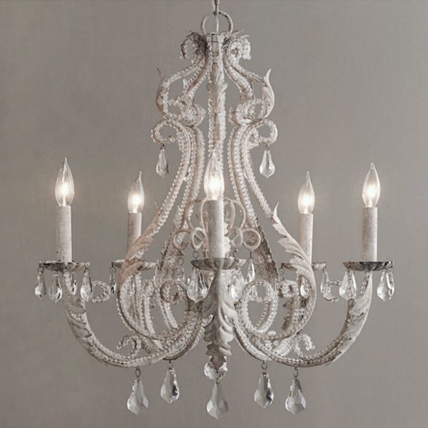 Restoration Hardware PALAIS Chandelier Белый винтажная патина Restoration Hardware PALAIS Chandelier Белый винтажная патина в Брянске | Loft Concept