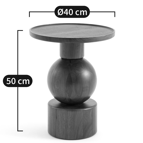 Приставной столик из массива Kobe Dark Wooden Side Table Приставной столик из массива Kobe Dark Wooden Side Table в Брянске