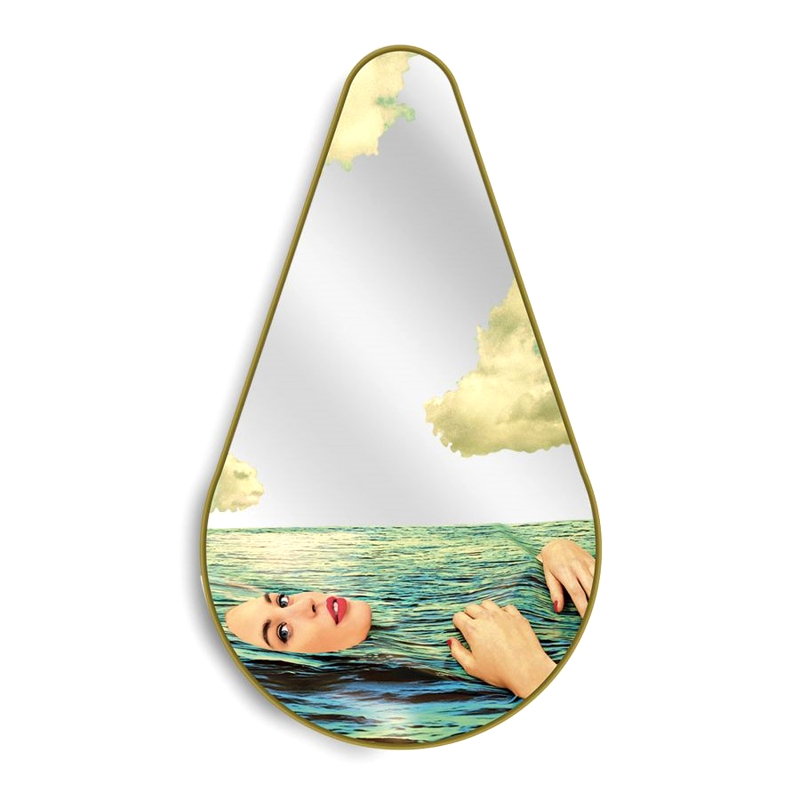 Зеркало Seletti Pear Sea Girl Золотой в Брянске | Loft Concept 