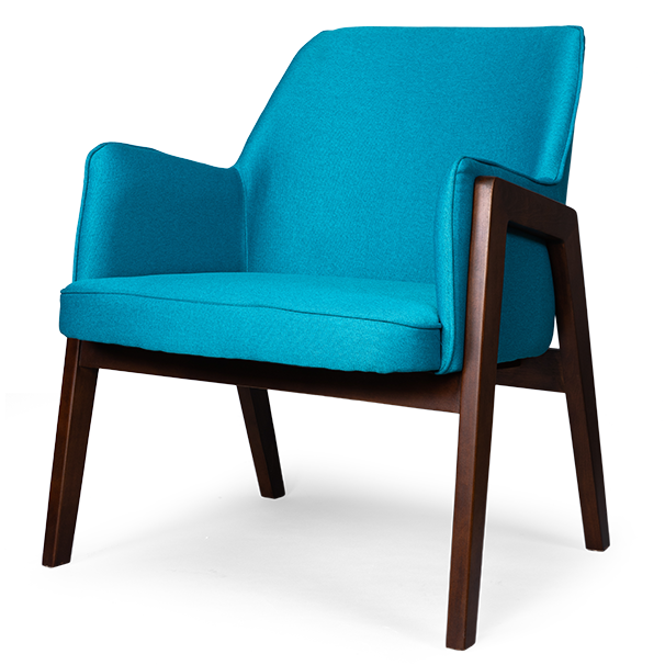 Кресло Gregory light blue Голубой Коричневый Кресло Gregory light blue Голубой Коричневый в Брянске | Loft Concept