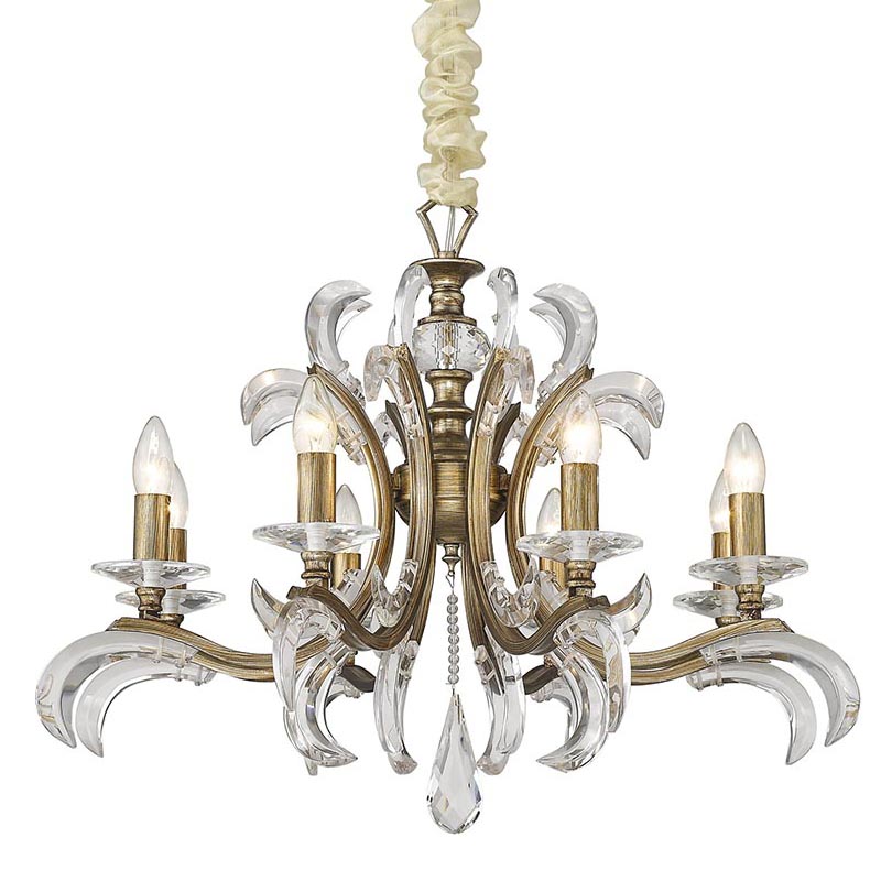 Люстра Blenden Chandelier 80 Серебряный Люстра Blenden Chandelier 80 Серебряный в Брянске | Loft Concept