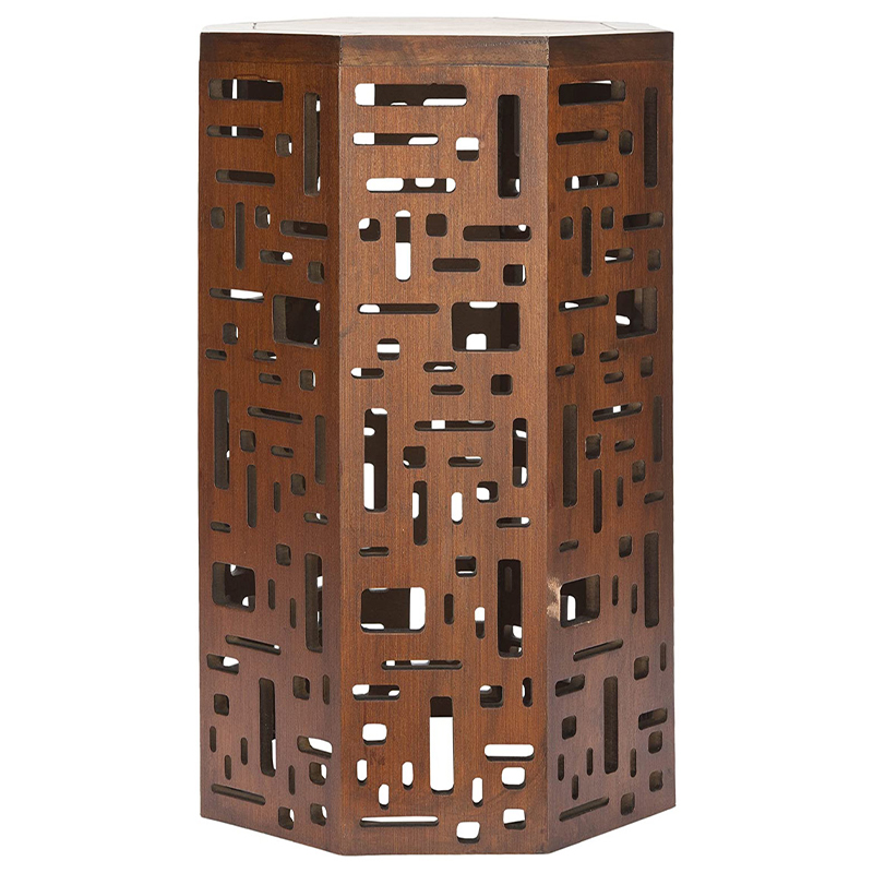 Приставной стол Theon Side Table Brown Коричневый в Брянске | Loft Concept 