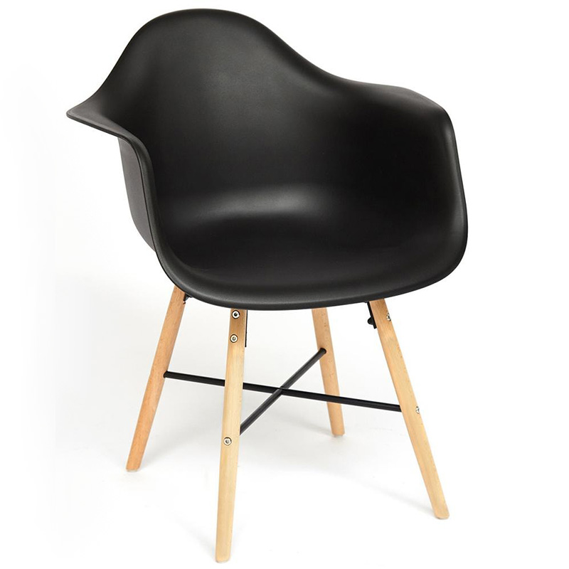 Стул DAW black Черный Древесина Стул DAW black Черный Древесина в Брянске | Loft Concept