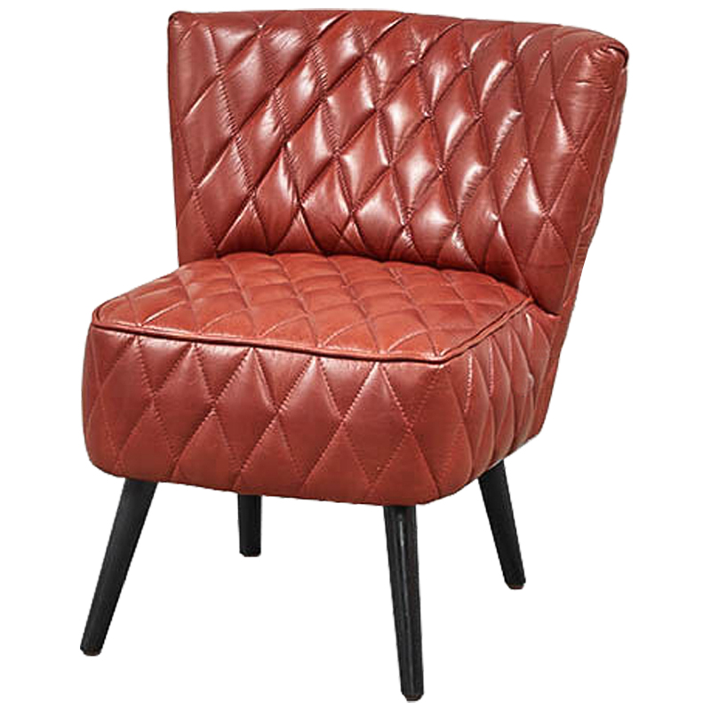 Кресло Rhombuses Upholstery Chair Малиновый (Crimson) Черный Кресло Rhombuses Upholstery Chair Малиновый (Crimson) Черный в Брянске | Loft Concept