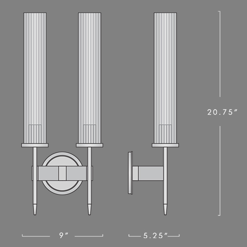 Бра Jonathan Browning ALOUETTE DOUBLE SCONCE Бра Jonathan Browning ALOUETTE DOUBLE SCONCE в Брянске