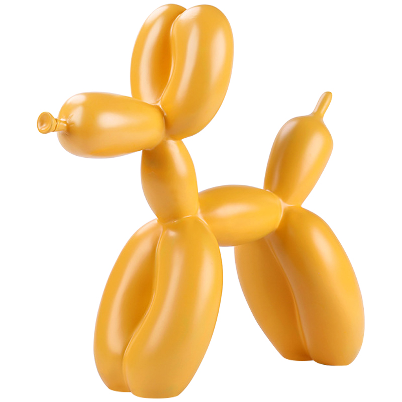 Статуэтка Jeff Koons Balloon Dog Matte Yellow Желтый Статуэтка Jeff Koons Balloon Dog Matte Yellow Желтый в Брянске | Loft Concept