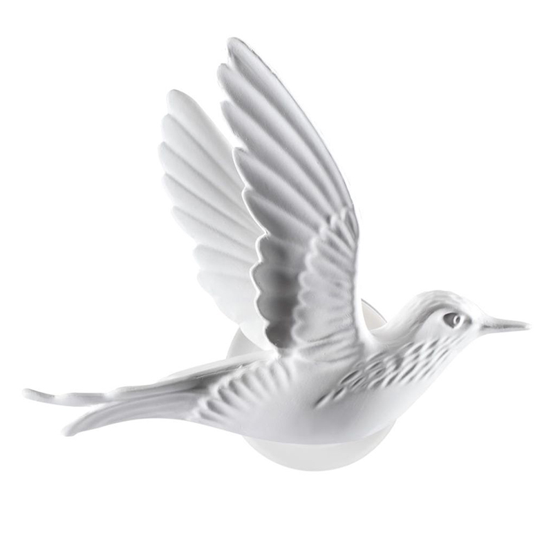 Бра White Bird Wall Lamp Белый Бра White Bird Wall Lamp Белый в Брянске | Loft Concept