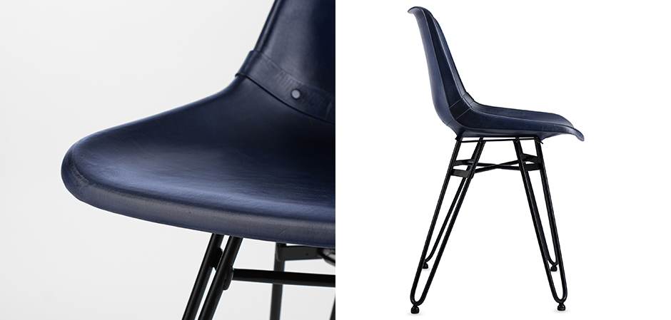 Стул Leather Schoolhouse Chair Стул Leather Schoolhouse Chair - Loft-Concept в Брянске