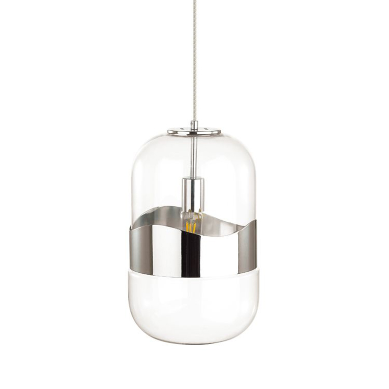 Подвесной светильник Igon Chrome Hanging Lamp Прозрачный Хром Подвесной светильник Igon Chrome Hanging Lamp Прозрачный Хром в Брянске | Loft Concept