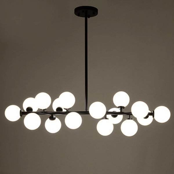 Светильник Bubble Stik Black Chandelier Черный матовый Светильник Bubble Stik Black Chandelier Черный матовый в Брянске | Loft Concept