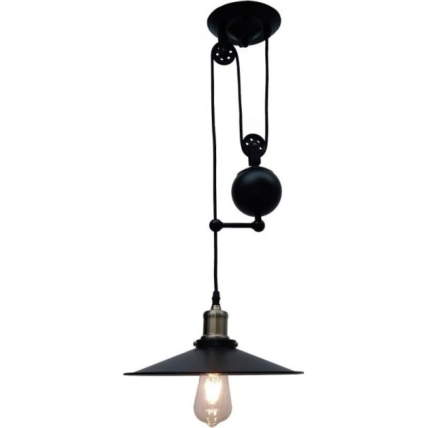 Подвесной светильник Loft Cone Pendant Equilibrium Черный Подвесной светильник Loft Cone Pendant Equilibrium Черный в Брянске | Loft Concept