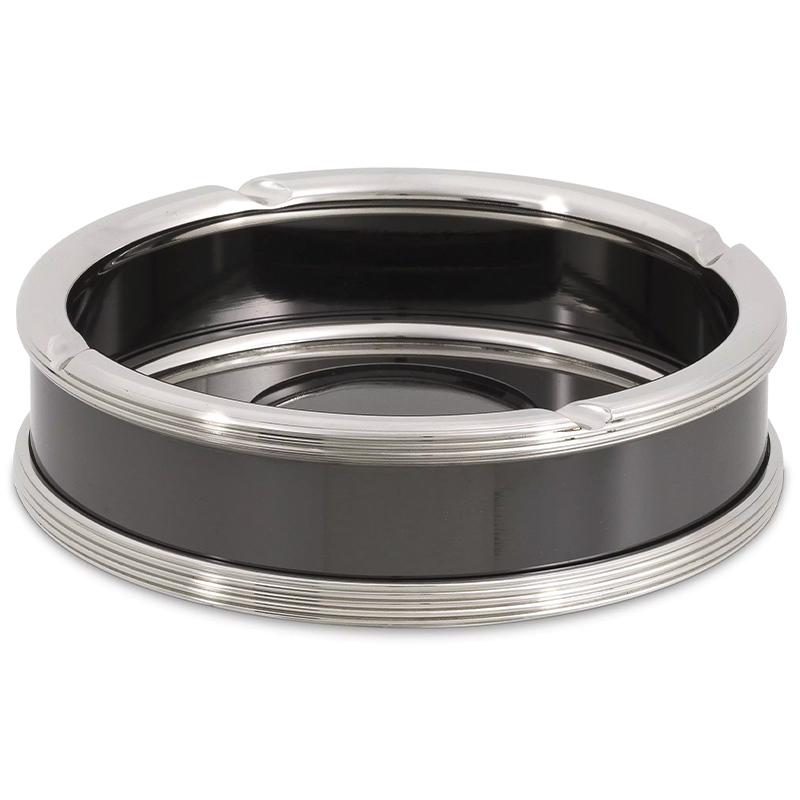 Пепельница Eichholtz Ashtray Ella Nickel Никель Черный в Брянске | Loft Concept 