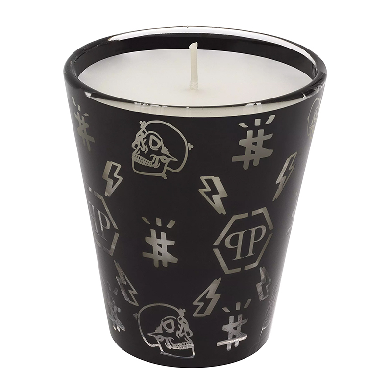 Свеча Philipp Plein Candle Monogram S Черный Белый Свеча Philipp Plein Candle Monogram S Черный Белый в Брянске | Loft Concept