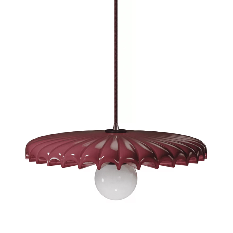 Керамический подвес Ruby Bonnet Бургундский красный в Брянске | Loft Concept 
