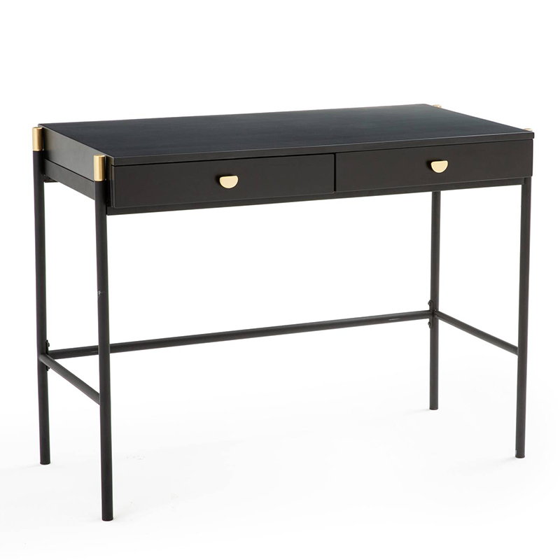 Рабочий стол Herdis Table Черный Рабочий стол Herdis Table Черный в Брянске | Loft Concept