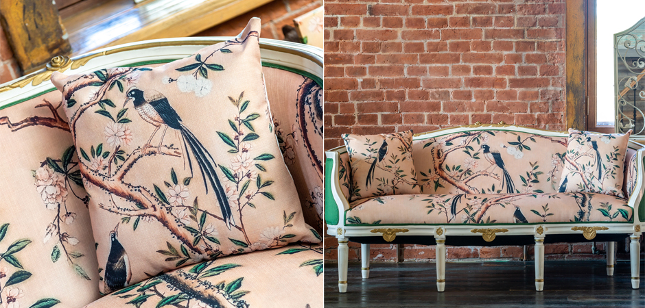 Декоративная подушка Beige and Green Chinoiserie 2 Декоративная подушка Beige and Green Chinoiserie 2 - Loft-Concept в Брянске