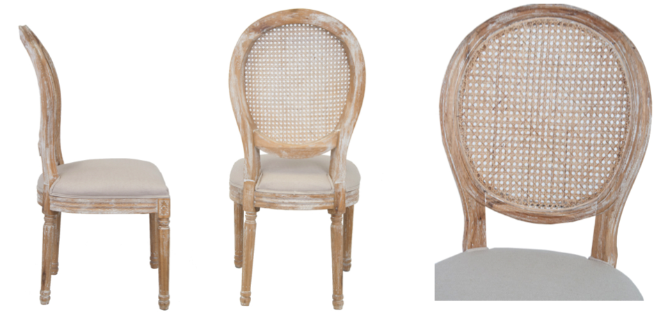 Стул French chairs Provence Beige Rattan 2 Chair Стул French chairs Provence Beige Rattan 2 Chair - Loft-Concept в Брянске