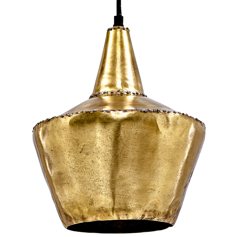 Подвесной светильник Rough Gold Pendant Винтажное глянцевое золото с состаренным эффектом Подвесной светильник Rough Gold Pendant Винтажное глянцевое золото с состаренным эффектом в Брянске | Loft Concept