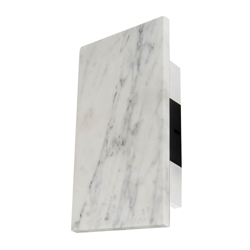 Бра Jordy Marble Slab Wall Lamp Черный Светло-серый Бра Jordy Marble Slab Wall Lamp Черный Светло-серый в Брянске | Loft Concept