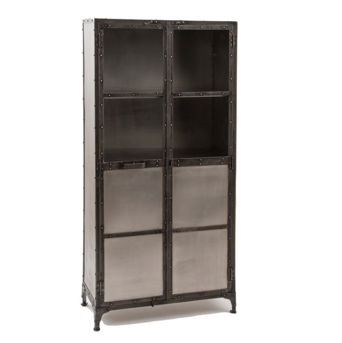 Буфет Industrial Steampunk Nickel Cabinet Буфет Industrial Steampunk Nickel Cabinet в Брянске | Loft Concept