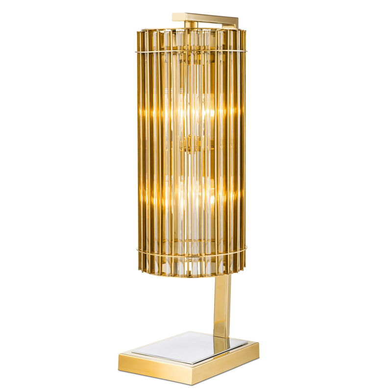 Настольная лампа Eichholtz Table Lamp Pimlico Gold Глянцевое золото Никель Золотой Шампань Настольная лампа Eichholtz Table Lamp Pimlico Gold Глянцевое золото Никель Золотой Шампань в Брянске | Loft Concept