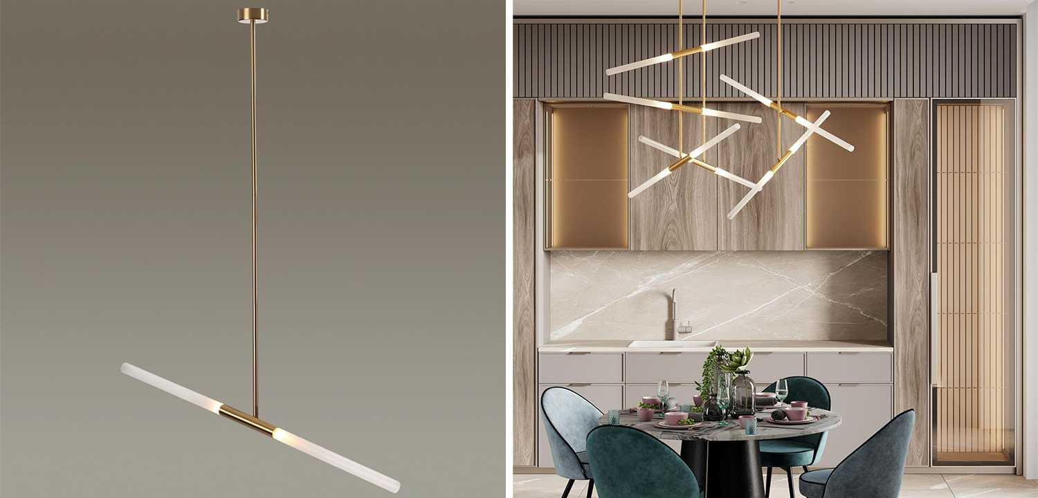 Светильник Gold Delta Light 2 lamp - фото