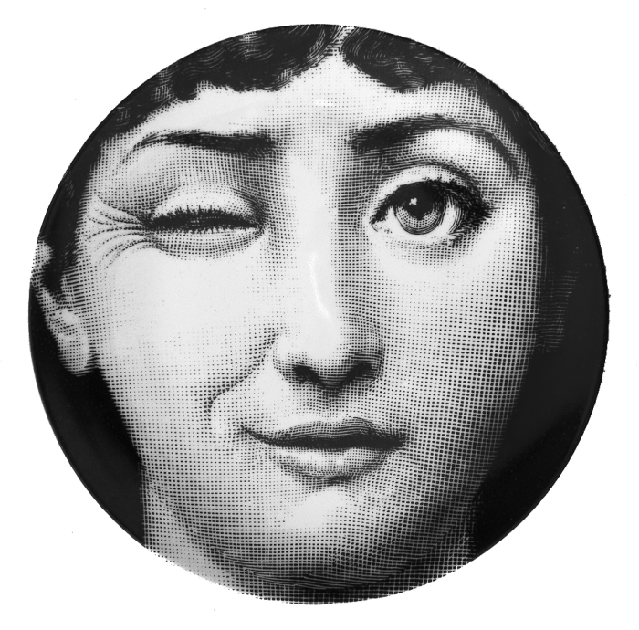 Декоративная тарелка Fornasetti 130 Черный Декоративная тарелка Fornasetti 130 Черный в Брянске | Loft Concept