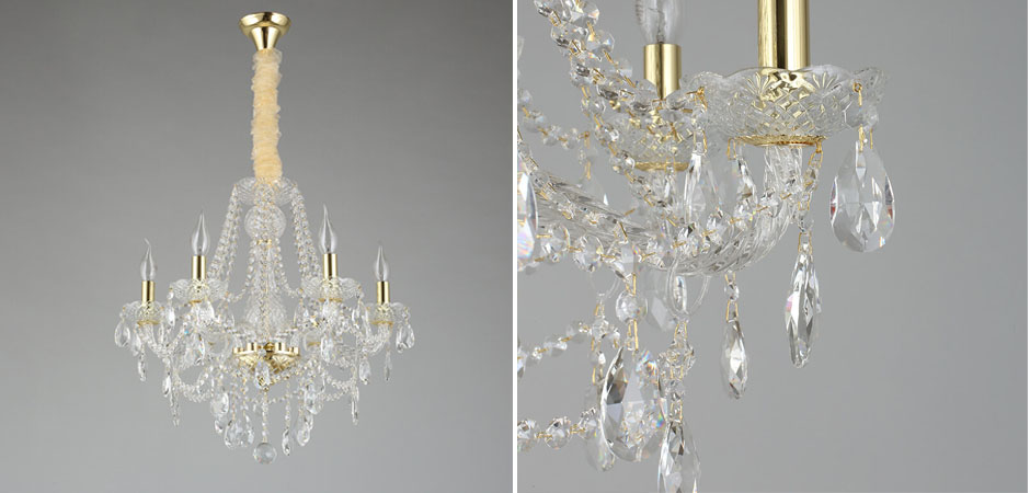 Хрустальная Люстра Tears Золотая  - Loft-Concept в Брянске