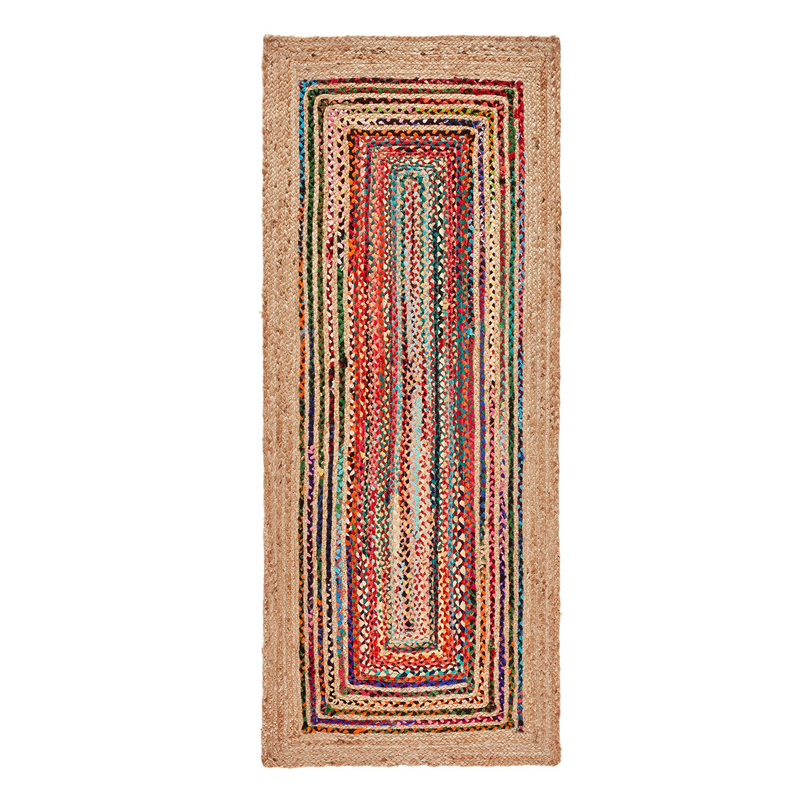 Ковер Carpet Track Multicolored джут и хлопок Бежевый Мульти в Брянске | Loft Concept 