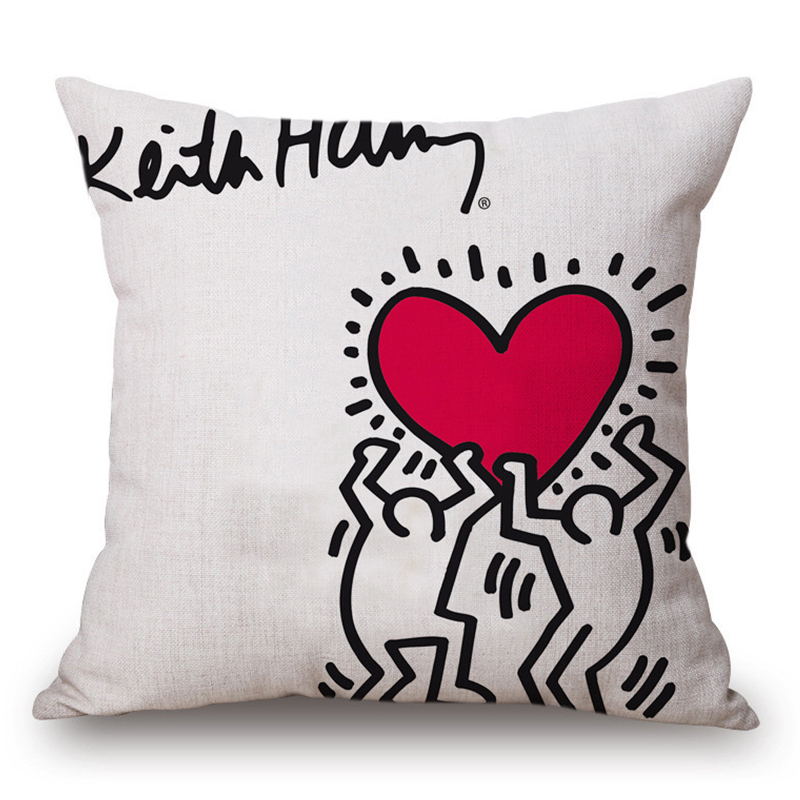 Подушка Keith Haring 11 Мульти Подушка Keith Haring 11 Мульти в Брянске | Loft Concept