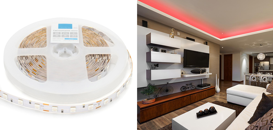 Светодиодная лента 14,4W/m 60LED/m 5050SMD красный Светодиодная лента 14,4W/m 60LED/m 5050SMD красный - Loft-Concept в Брянске