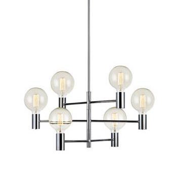 Люстра Helix Chandelier Chrome Хром Люстра Helix Chandelier Chrome Хром в Брянске | Loft Concept