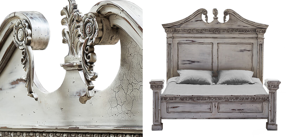 Кровать Gothic Style Bed White Кровать Gothic Style Bed White - Loft-Concept в Брянске