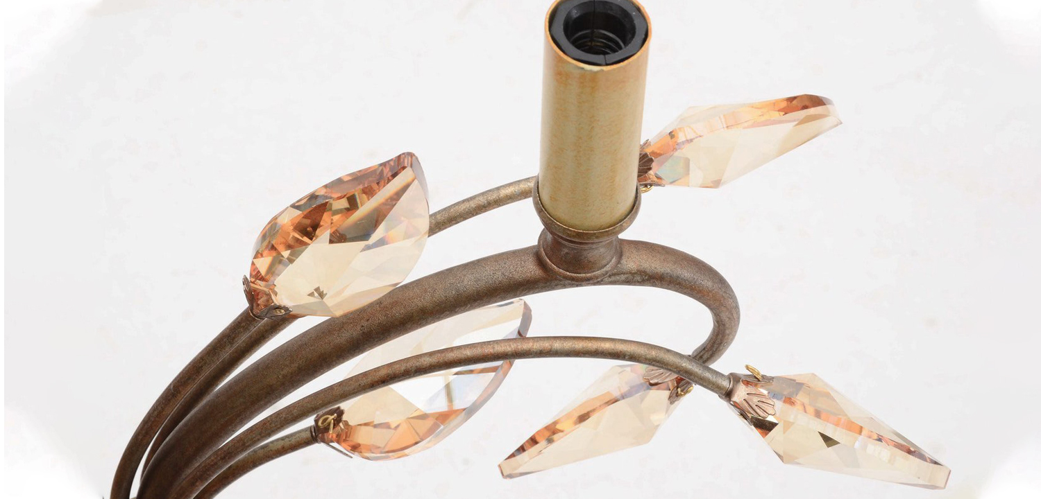 Люстра Malory Crystal Petals Chandelier - фото №1