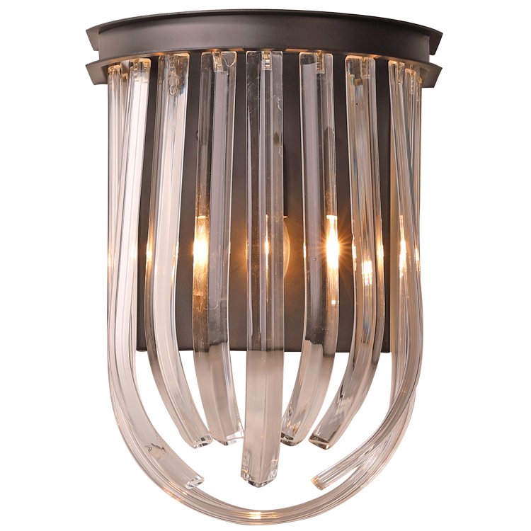 Бра RETRO FROZEN GLASS wall Lamp Черный Бра RETRO FROZEN GLASS wall Lamp Черный в Брянске | Loft Concept