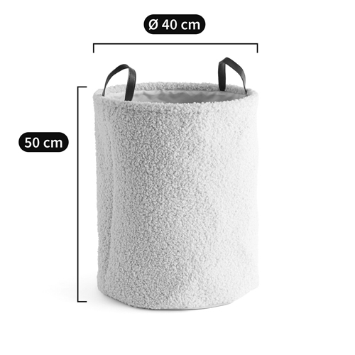 Корзина для белья из ткани букле Boucle Organizers Round Корзина для белья из ткани букле Boucle Organizers Round в Брянске