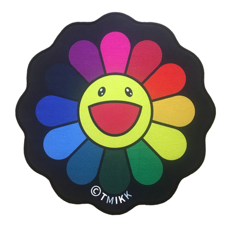 Коврик для прихожей улыбающийся цветок Takashi Murakami Мульти Коврик для прихожей улыбающийся цветок Takashi Murakami Мульти в Брянске | Loft Concept