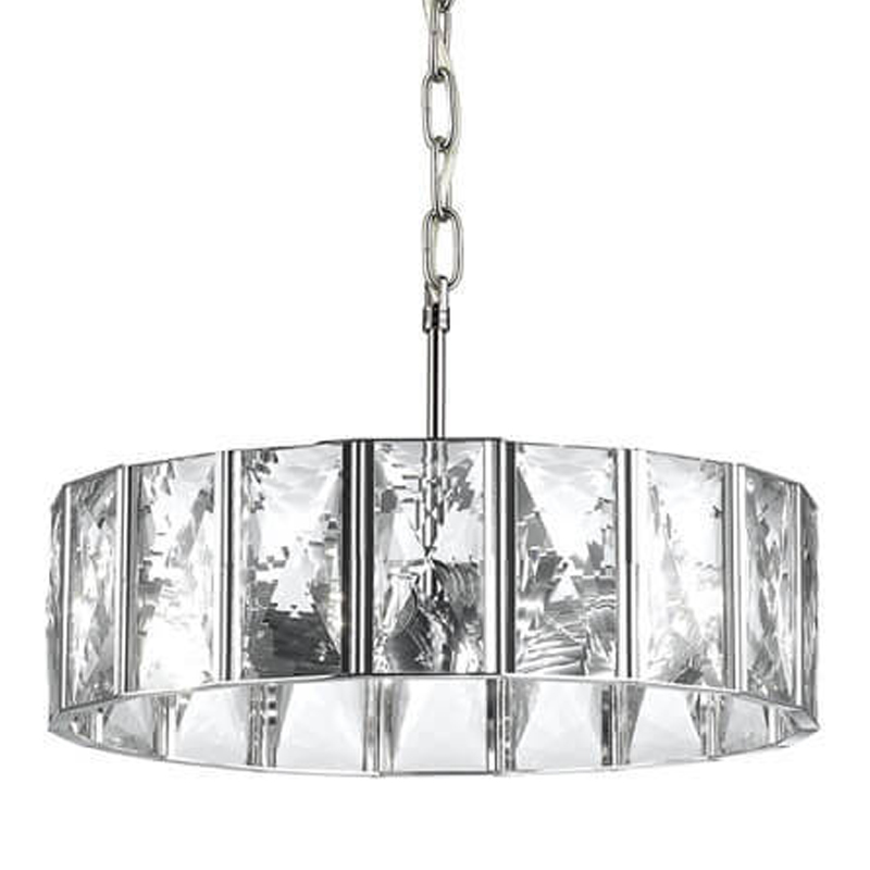 Люстра Tiers Crystal Light Chandelier Round Хром Прозрачный (Transparent) Люстра Tiers Crystal Light Chandelier Round Хром Прозрачный (Transparent) в Брянске | Loft Concept