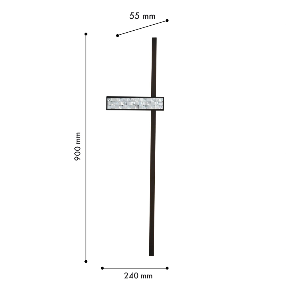 Бра с декором из перламутровой морской ракушки Touch of Marine Charm в Брянске