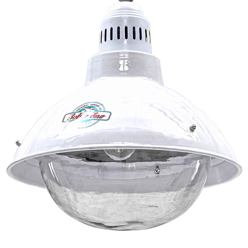 Подвесной светильник Visor Loft White Pendant Белый Прозрачный Подвесной светильник Visor Loft White Pendant Белый Прозрачный в Брянске | Loft Concept