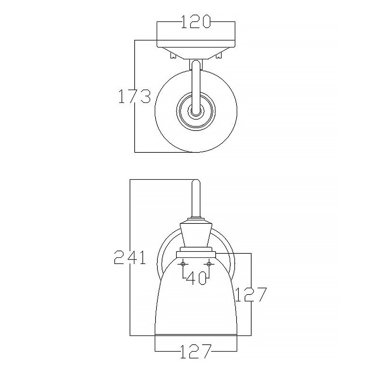 Бра с матовым ребристым плафоном в форме колокола Kichler в Брянске