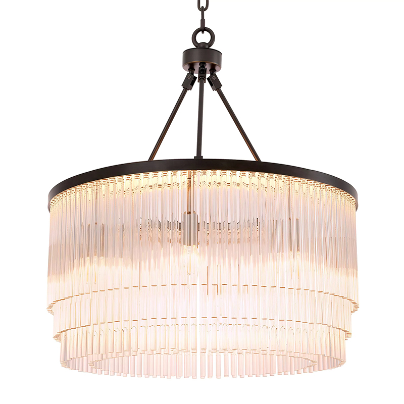Люстра Eichholtz Chandelier Hector S Bronze Прозрачное Стекло Черный Темная бронза Люстра Eichholtz Chandelier Hector S Bronze Прозрачное Стекло Черный Темная бронза в Брянске | Loft Concept