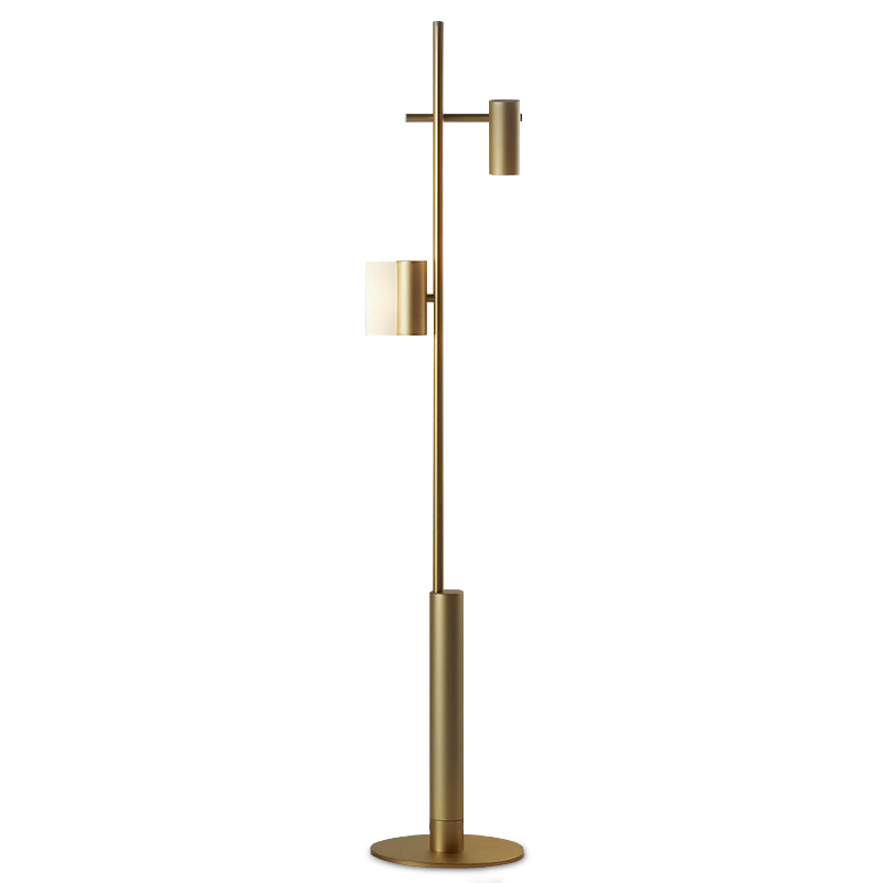 Торшер CILON Typography Floor Lamp I Золотой Белый в Брянске | Loft Concept 