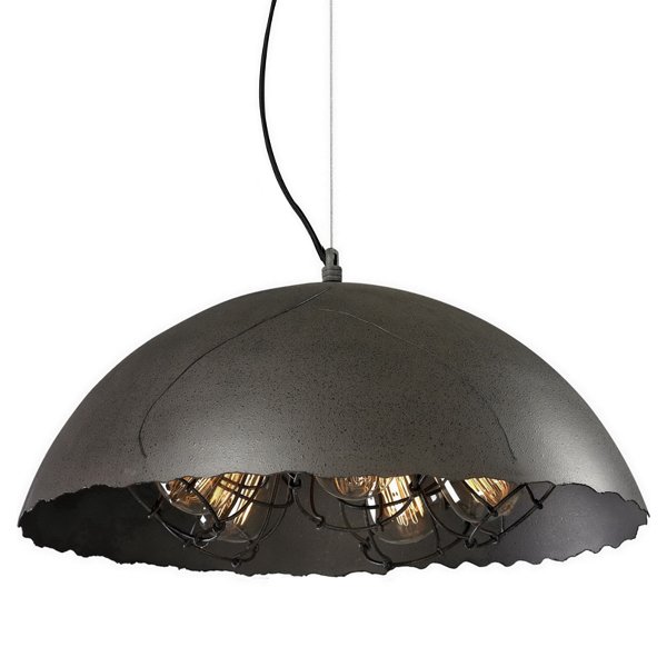 Подвесной светильник Uneven Edge Loft Pendant lamp 5 Графит в Брянске | Loft Concept 