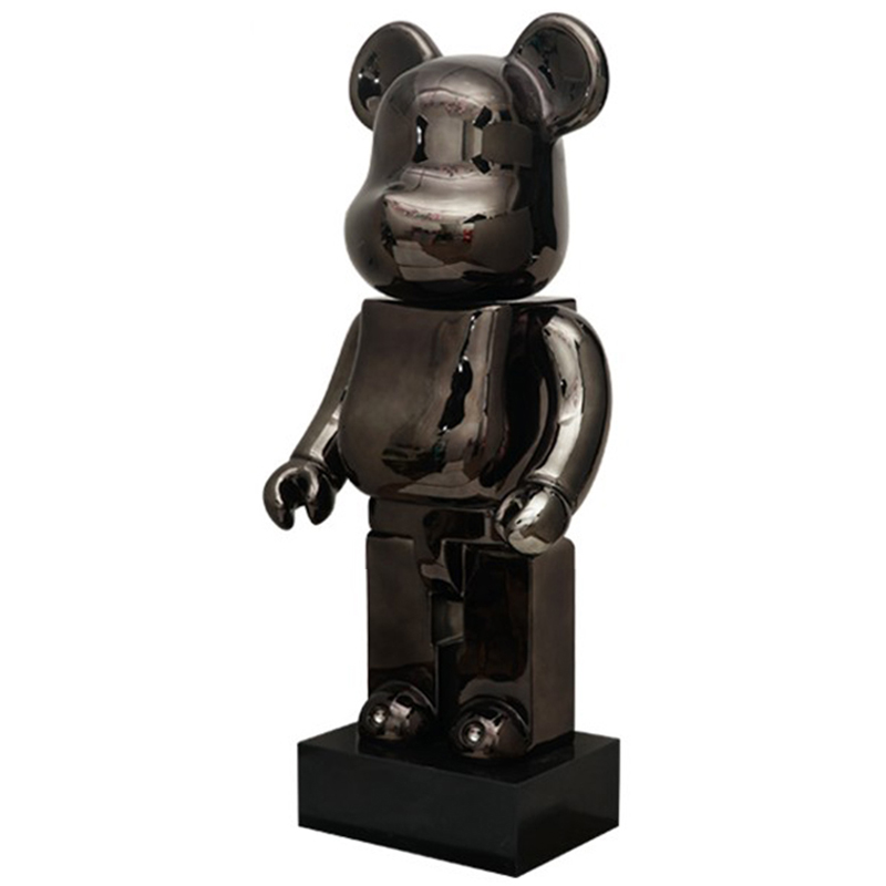 Статуэтка Bearbrick Black on stand Черный Статуэтка Bearbrick Black on stand Черный в Брянске | Loft Concept
