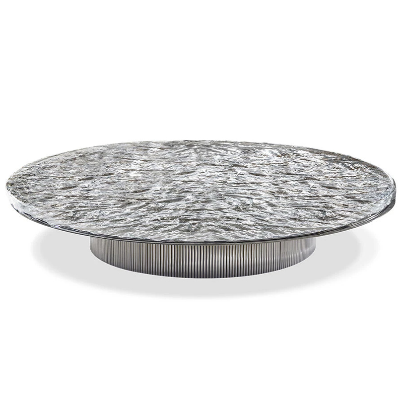 Кофейный стол Miller Coffee Table Серебряный Прозрачный Кофейный стол Miller Coffee Table Серебряный Прозрачный в Брянске | Loft Concept