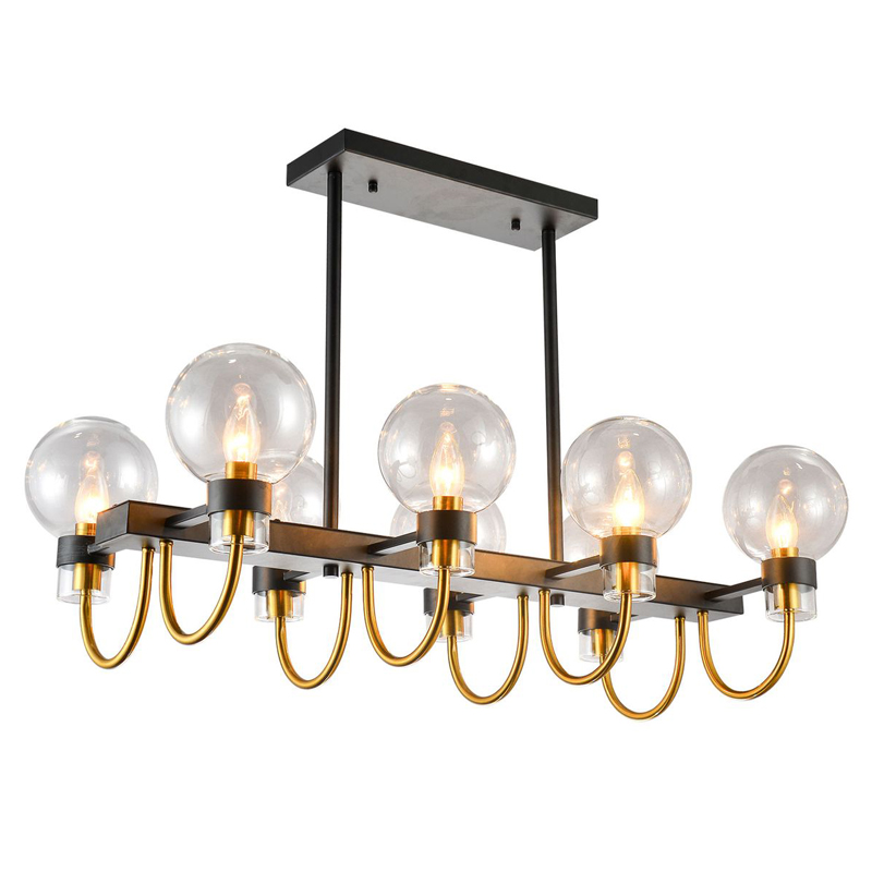Люстра Votrom Chandelier Черный Прозрачный (Transparent) Бронза Люстра Votrom Chandelier Черный Прозрачный (Transparent) Бронза в Брянске | Loft Concept