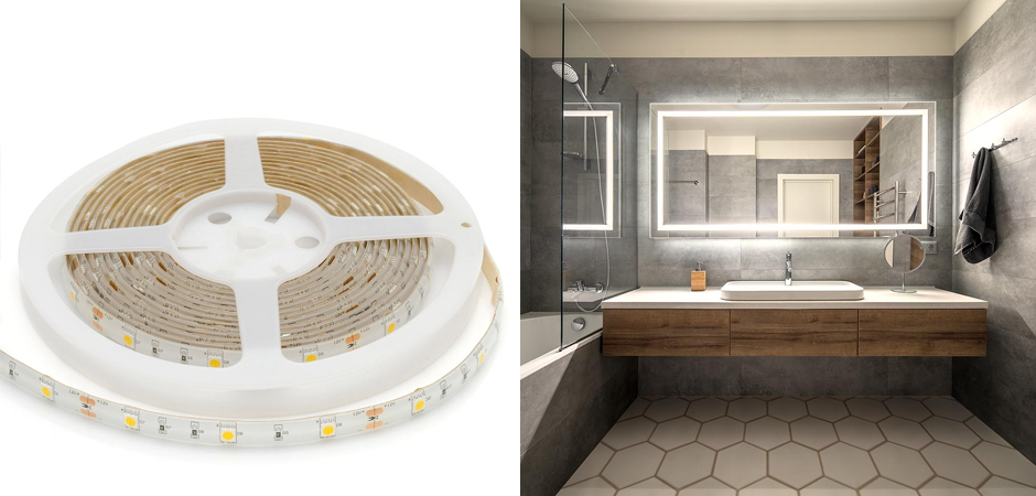 Светодиодная влагозащищенная лента 7,2W/m 30LED/m 5050SMD теплый белый 5M Светодиодная влагозащищенная лента 7,2W/m 30LED/m 5050SMD теплый белый 5M - Loft-Concept в Брянске