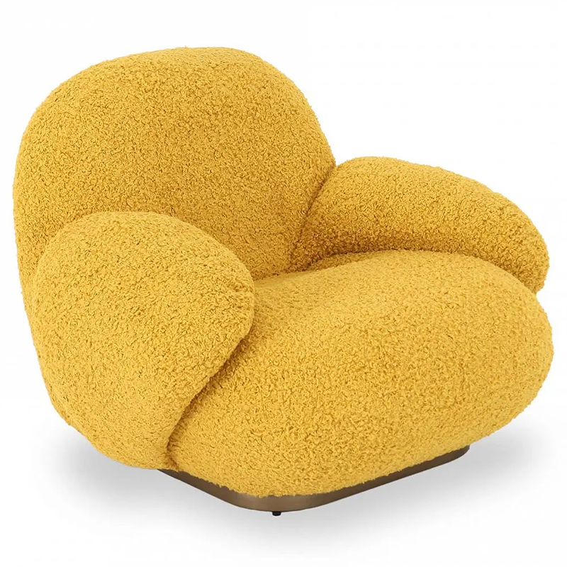 Кресло Chloe Yellow Armchair Желтый Золотой в Брянске | Loft Concept 